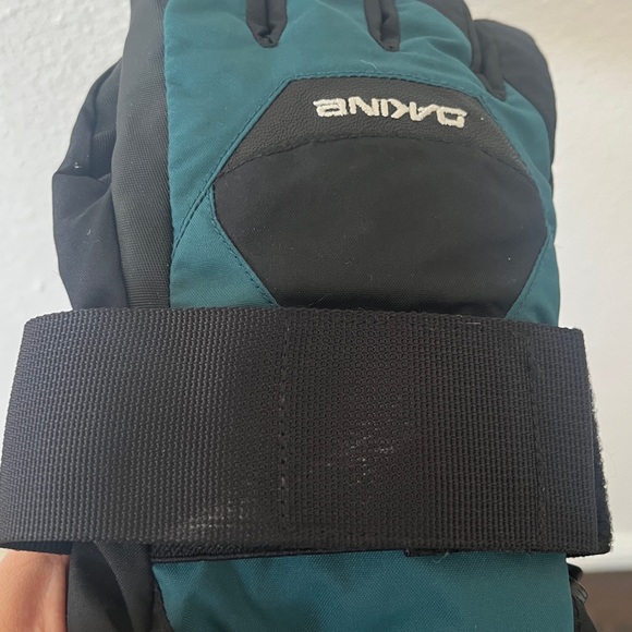 Dakine Wristguard Glove Women’s Size Medium / 7 Teal Blue Green Black - Picture 4 of 5